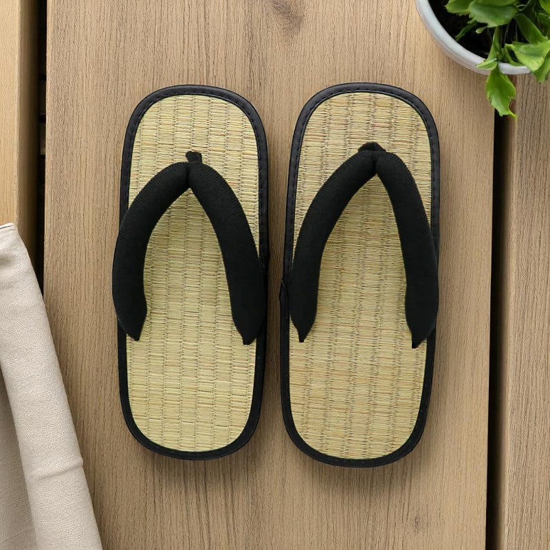 tongs paille