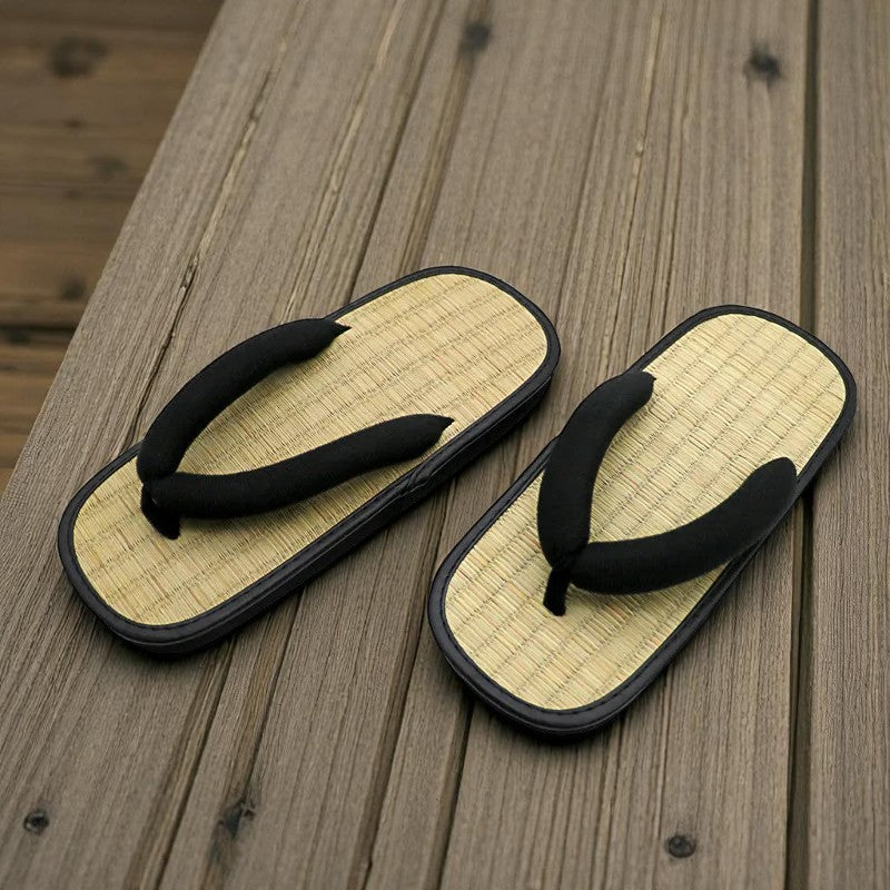 tongs paille