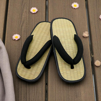 tongs paille